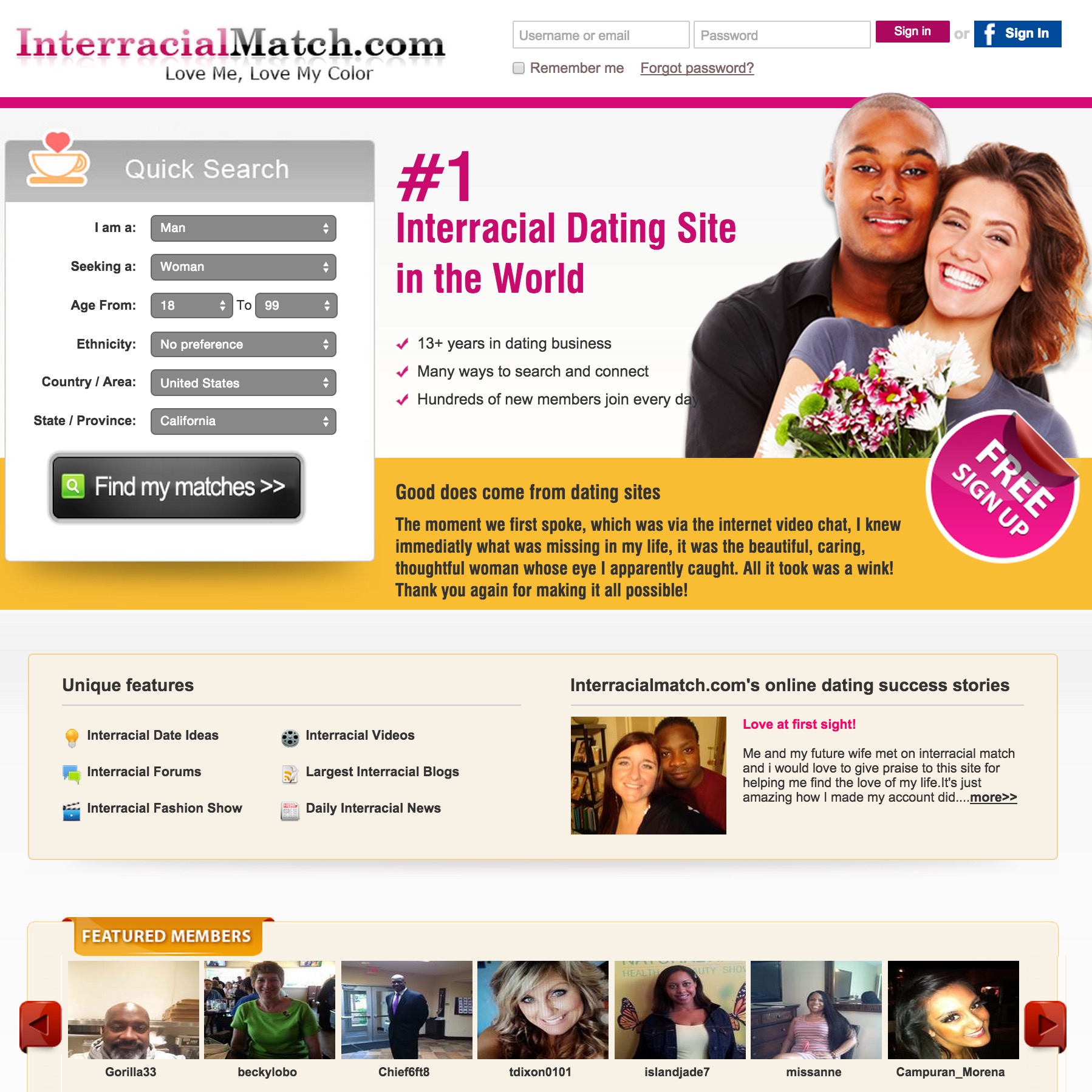match interracial dating